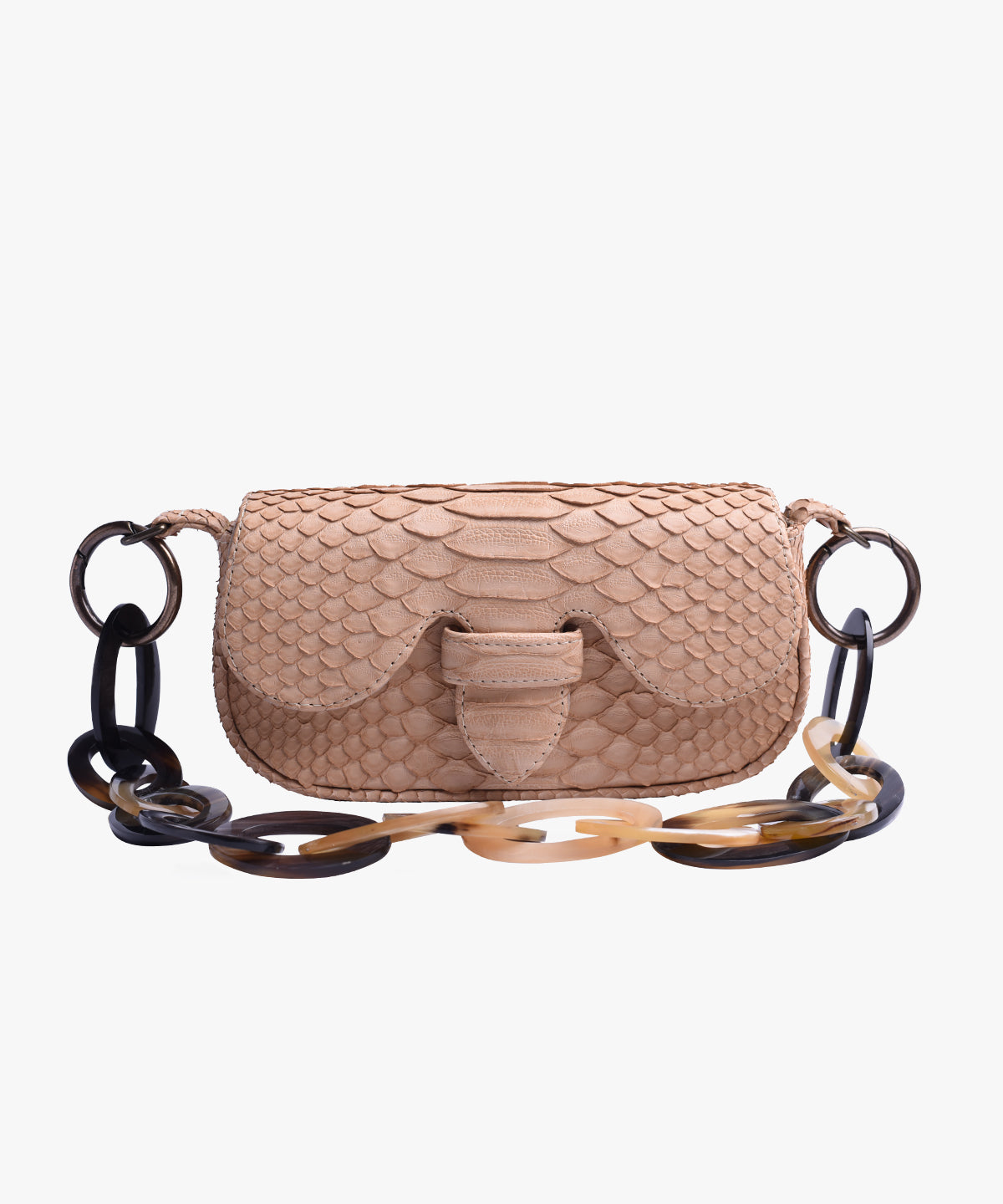 Adriana Castro Azza Mini Python Top-Handle Bag