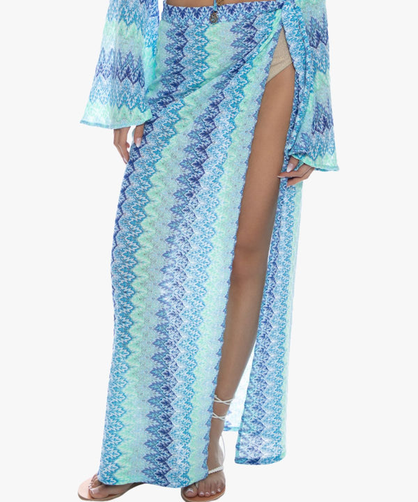 Seven Seas Long Wrap Skirt