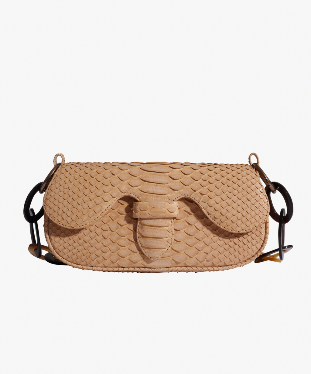 Adriana Castro Python hot Crossbody Bag