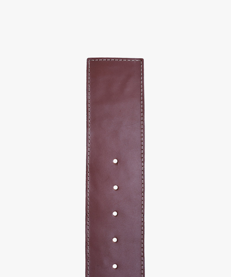 Azza Wide Belt in Leather