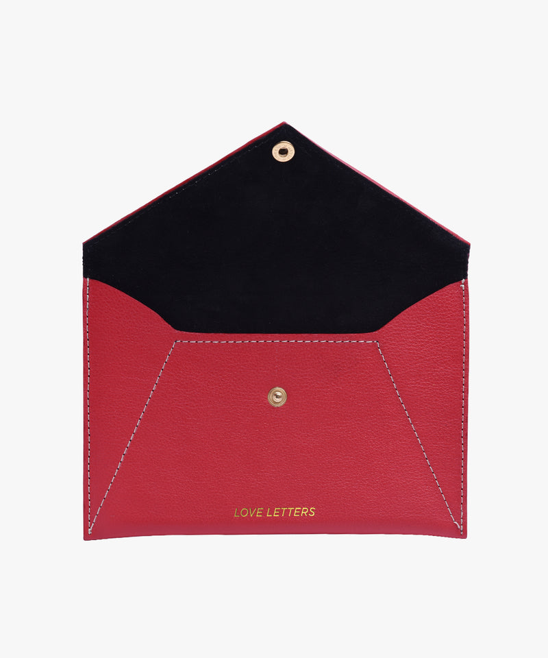 Love Letters Medium Envelope in Leather