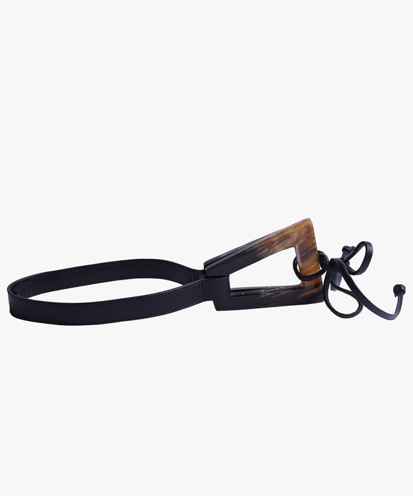 Azza Double Buckle in Leather