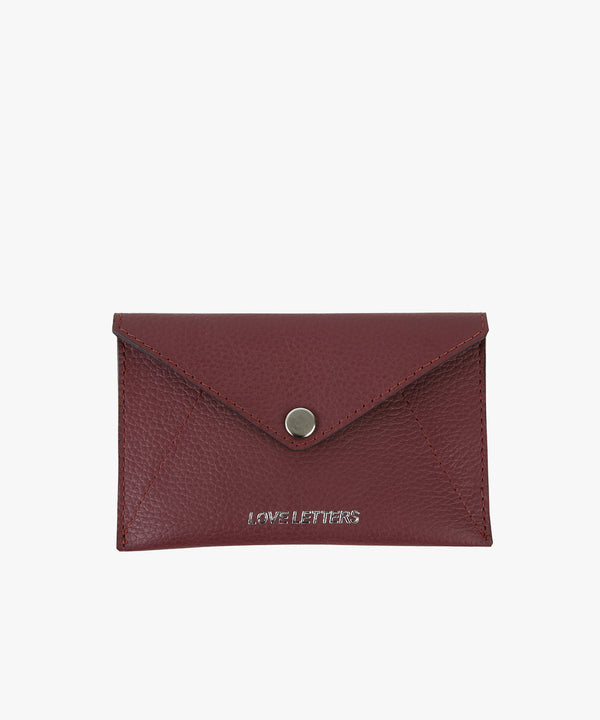 Love Letters Mini Card Case in Leather