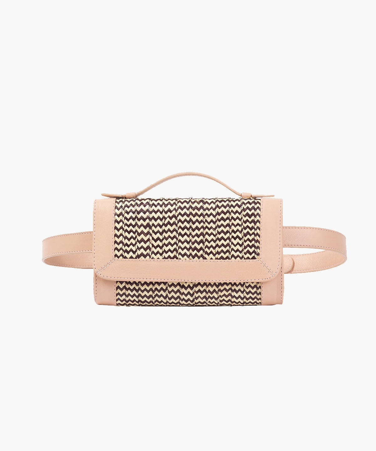Zenú Belt Bag in Raffia and Leather – Adriana Castro