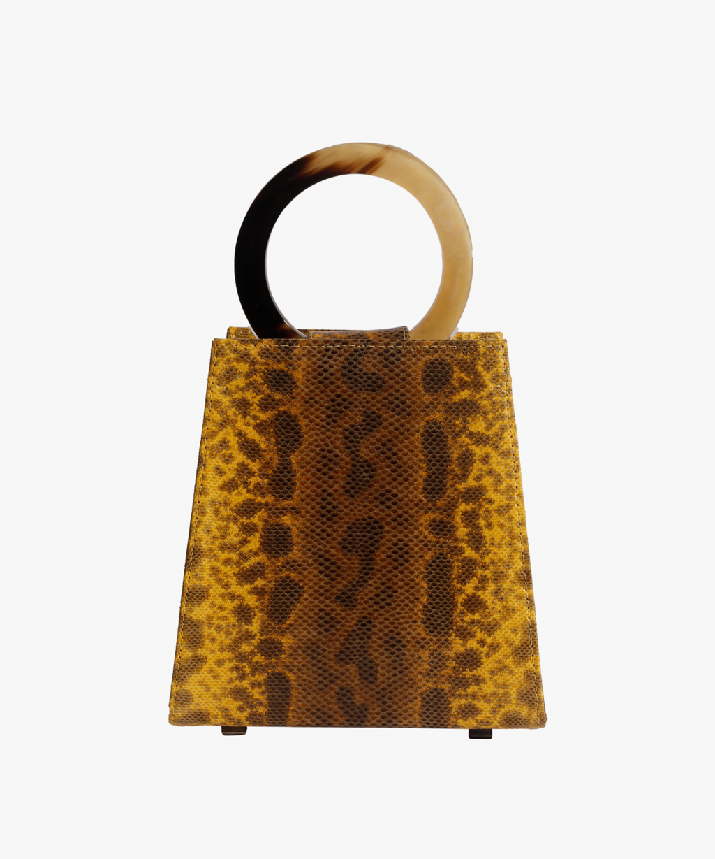 Adriana Castro Azza Mini Python Top-Handle Bag